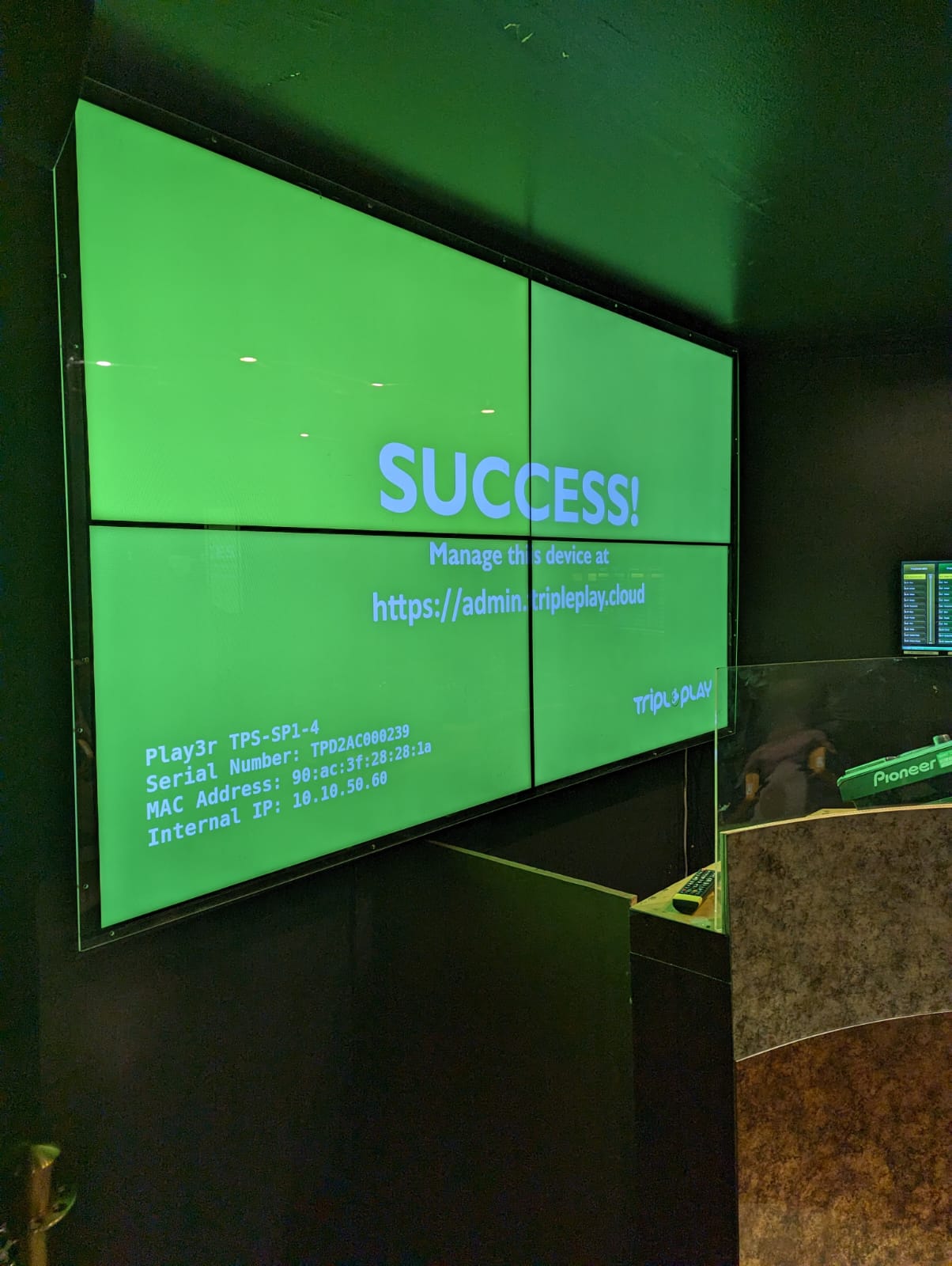 KU Bar London Digital Signage Video Wall
